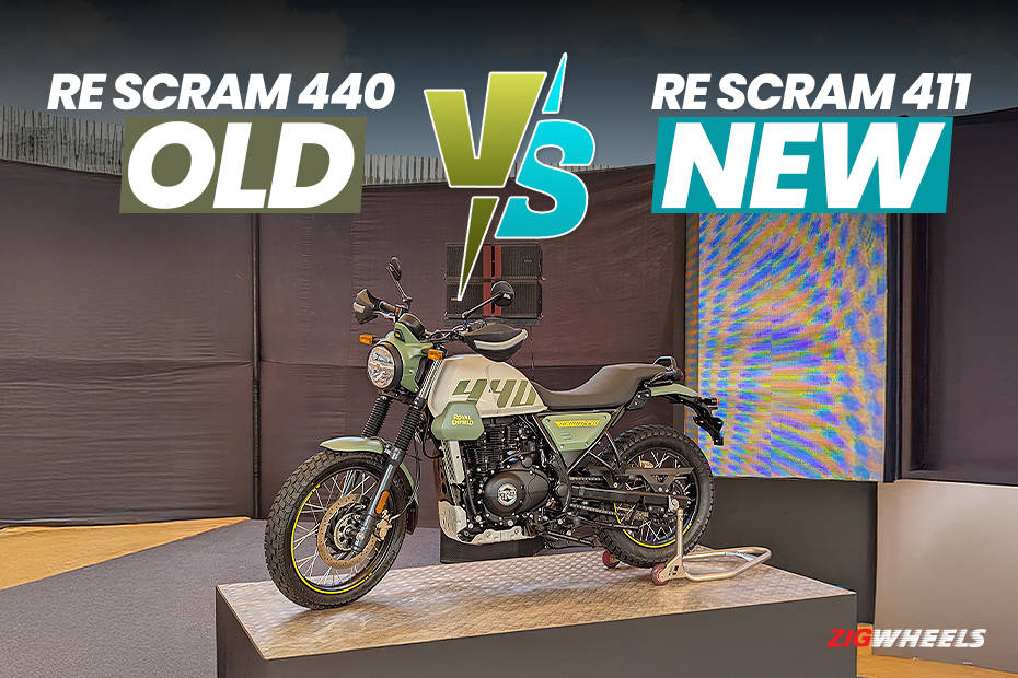 Royal Enfield Scram 440 vs Scram 411 Old vs New