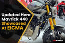 Updated Hero Mavrick 440 Showcased at EICMA 2024; Gets a New Inverted Fork and TFT Console