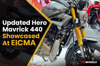 Updated Hero Mavrick 440 Showcased at EICMA 2024; Gets a New Inverted Fork and TFT Console