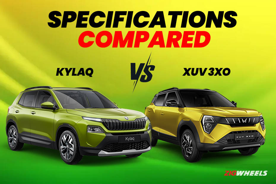 Mahindra XUV 3XO Vs Skoda Kylaq Compare Prices, Specs, Features @ ZigWheels