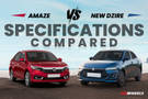 New Maruti Dzire Vs Honda Amaze: Full Specifications Compared