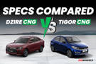 2024 Maruti Dzire CNG vs Tata Tigor CNG: Rival Sedans Specifications Compared