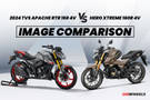 2024 TVS Apache RTR 160 4V vs Hero Xtreme 160R 4V: Image Comparison