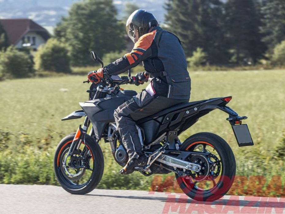 KTM 390 SMC R EICMA 2024 spy shots