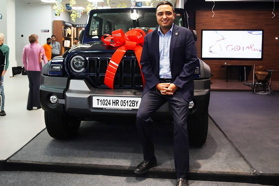 First Mahindra Thar Roxx VIN001