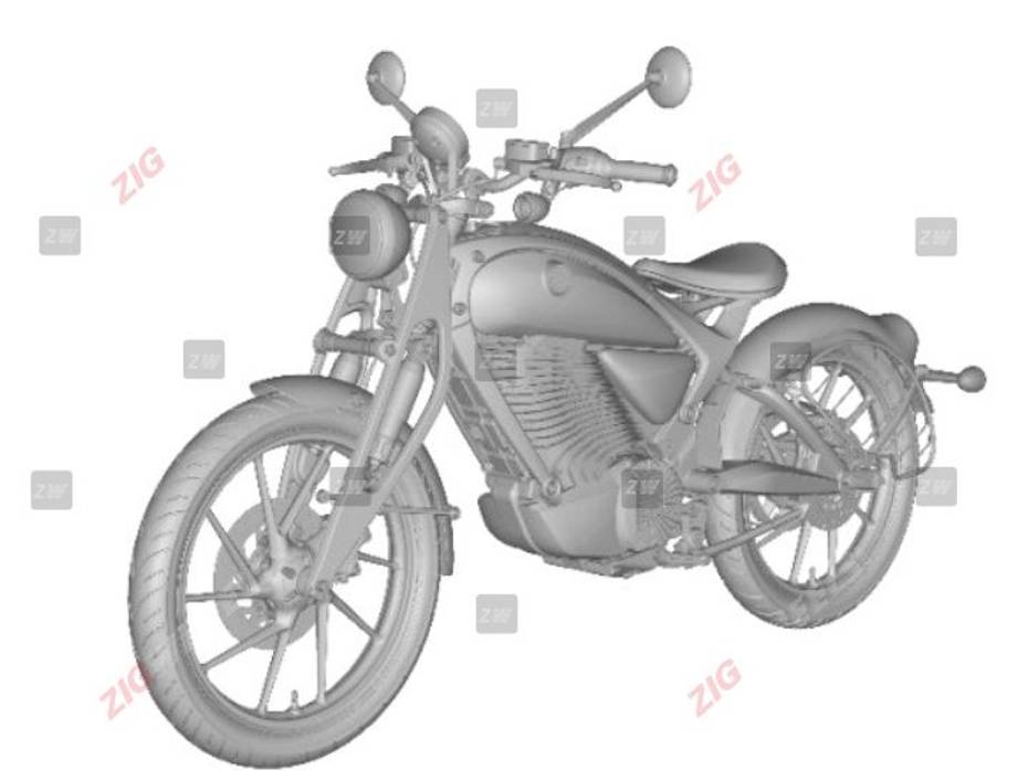 Royal Enfield Electric Bike Patent Image