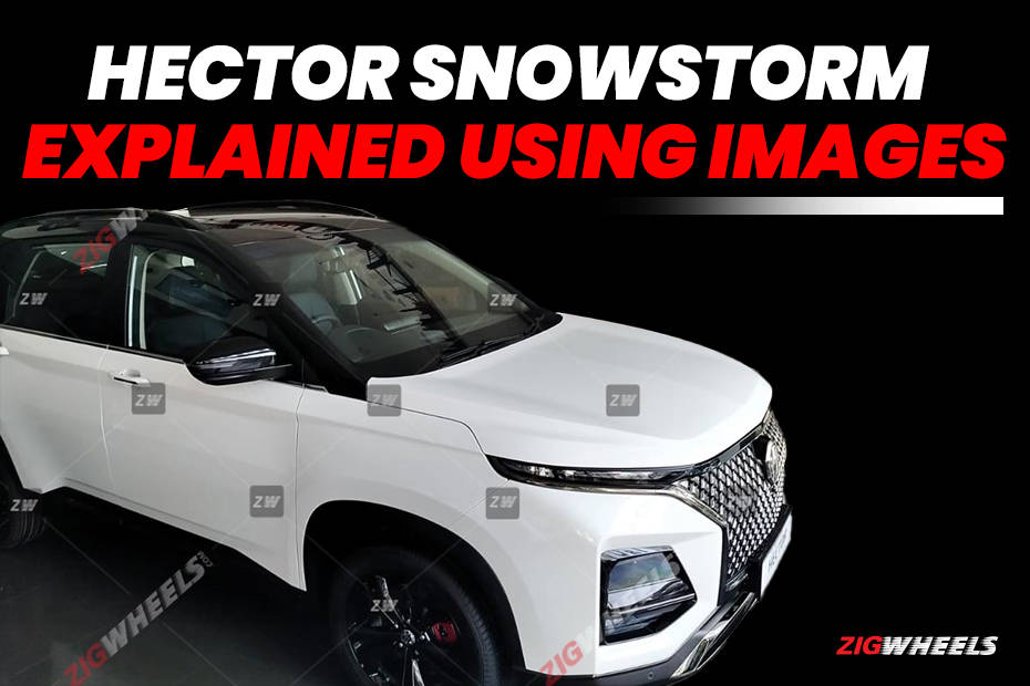 MG Hector Snowstorm 