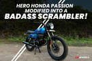 Exclusive: Hero Honda Passion-Based Scrambler By YC Design