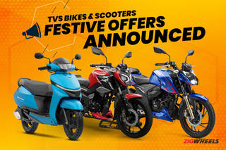 TVS Bikes And Scooters Festive Offers Announced: Low Cost EMI, Discounts And More!