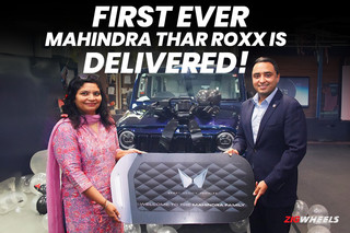 The First Ever Mahindra Thar Roxx With VIN 001 Has Now Been Delivered To The Winner The First Ever Mahindra Thar Roxx With VIN 001 Has Now Been Delivered To The Winner