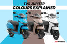 TVS Jupiter 110: Colours Explained