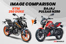 KTM 250 Duke vs Bajaj Pulsar N250: Image Comparison