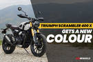 Triumph Scrambler 400 X New Colour Launched