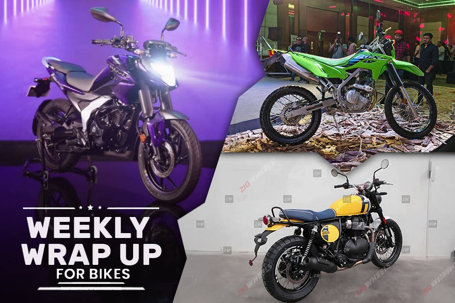 Review of the latest motorcycle news: updates on the Royal Enfield Bear 650, Electric Bike, and Bajaj Pulsar N125, plus the new Kawasaki KLX 230 and Rapture HV T30.