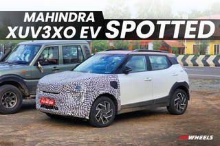 Mahindra XUV 3XO EV Spotted Testing Partially Undisguised, Spy Shots Reveals New Design Details