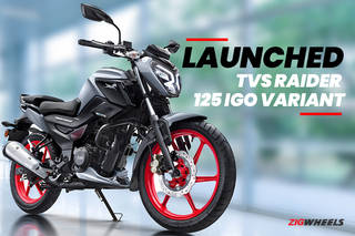 BREAKING: TVS Raider 125 iGO Variant Launched At Rs 98,389