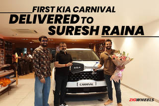 Ex-Indian Cricket Star Suresh Raina Drives Home The First 2024 Kia Carnival