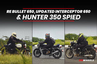 Royal Enfield Bullet 650 Spied with Updated Interceptor 650 and Hunter 350 Royal Enfield Bullet 650 Spied with Updated Interceptor 650 and Hunter 350