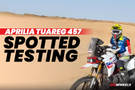 Aprilia Tuareg 457 Spotted Testing