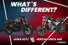 Jawa 42 FJ Vs Hero Mavrick 440: What's Different?