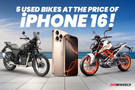 5 Used Bikes You Can Consider The Price Of The New iPhone 16 Pro Max