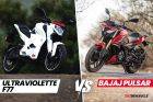 Ultraviolette F77 vs Bajaj Pulsar: Electric vs ICE: Open Challenge From UV