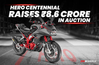 Hero Karizma XMR Based Centennial Raises Rs 8.58 Crore In Auction