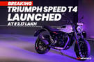 BREAKING: Triumph Speed T4 Launched At Rs 2.17 Lakh; 2025 Triumph Speed 400 Launched