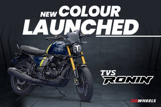 TVS Ronin Midnight Blue Colour Option Launched; Base Variant Price Dropped