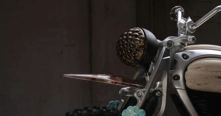 Royal Enfield Flying Flea Motototem Headlight This Modified Royal Enfield Flying Flea Crash-lands Into The Stone Age overview