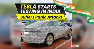 Tesla Model 3 Starts Testing In India, Suffers Panic Attack! Tesla Model 3 Starts Testing In India, Suffers Panic Attack!