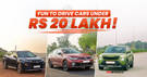 Top 5 Most Fun-to-drive Cars Under Rs 20 Lakh! Top 5 Most Fun-to-drive Cars Under Rs 20 Lakh!