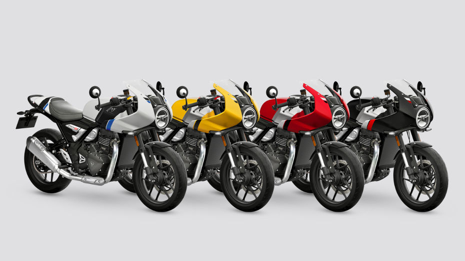 Triumph Thruxton 400 Colours Triumph Thruxton 400 Colours