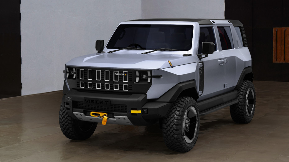 Mahindra Vision T concept Font-view