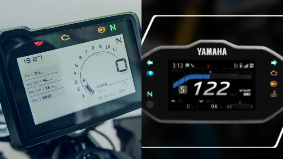 KTM Duke 160 VS Yamaha MT 15 V2: Instrument Console
