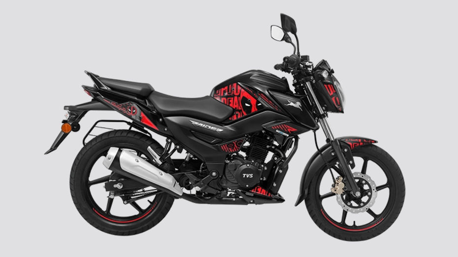 TVS Raider 125 Deadpool Colour Scheme