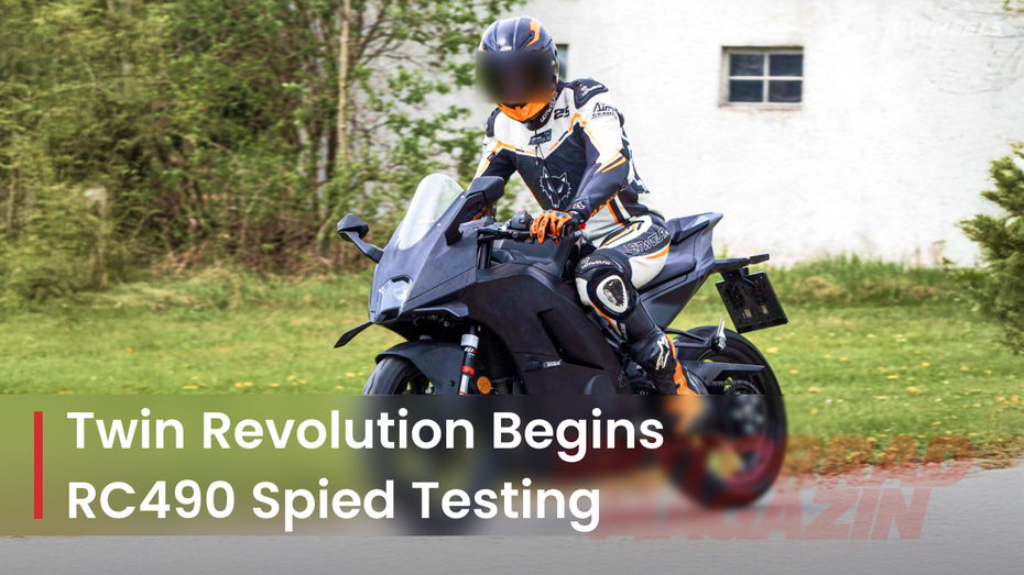 KTM RC 490 Spotted Testing In Europe; Unveil Likely In 2026 KTM RC 490 Spotted Testing In Europe; Unveil Likely In 2026