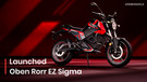 BREAKING: Oben Boards The Gen-Z Train; Rorr EZ Sigma E-Bike Launched