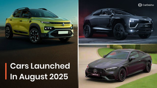 Here Are All The New Cars Launched In India In August 2025