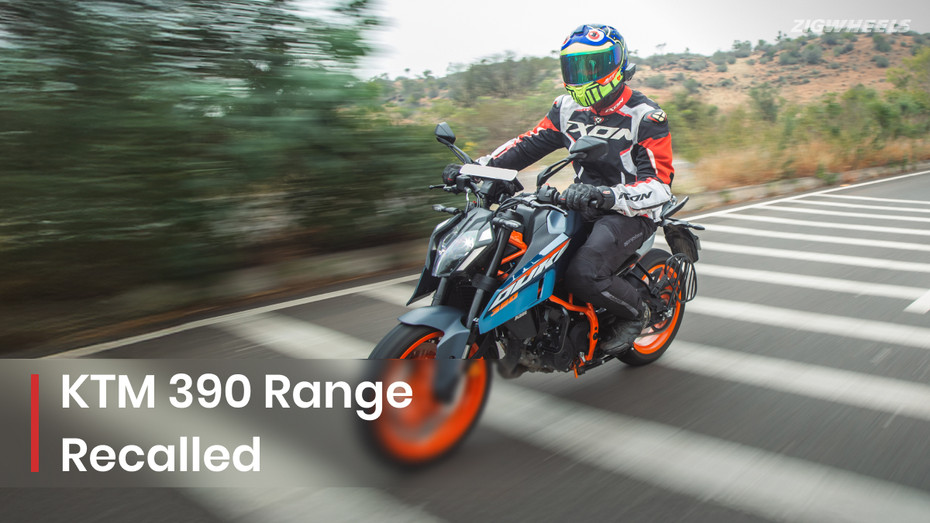 KTM 390 Duke Recalled KTM 390 Duke Recalled