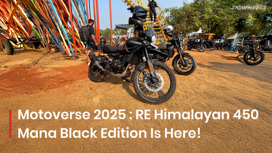 BREAKING: Motoverse 2025: Royal Enfield Himalayan 450 Mana Black Edition Launched: Ready To Rally! BREAKING: Motoverse 2025: Royal Enfield Himalayan 450 Mana Black Edition Launched: Ready To Rally!