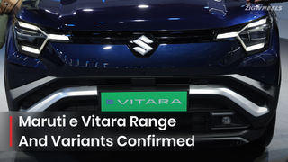 Maruti e Vitara Variants And Range CONFIRMED