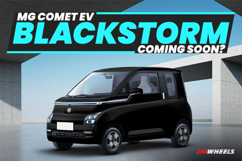 MG Comet EV Blackstorm