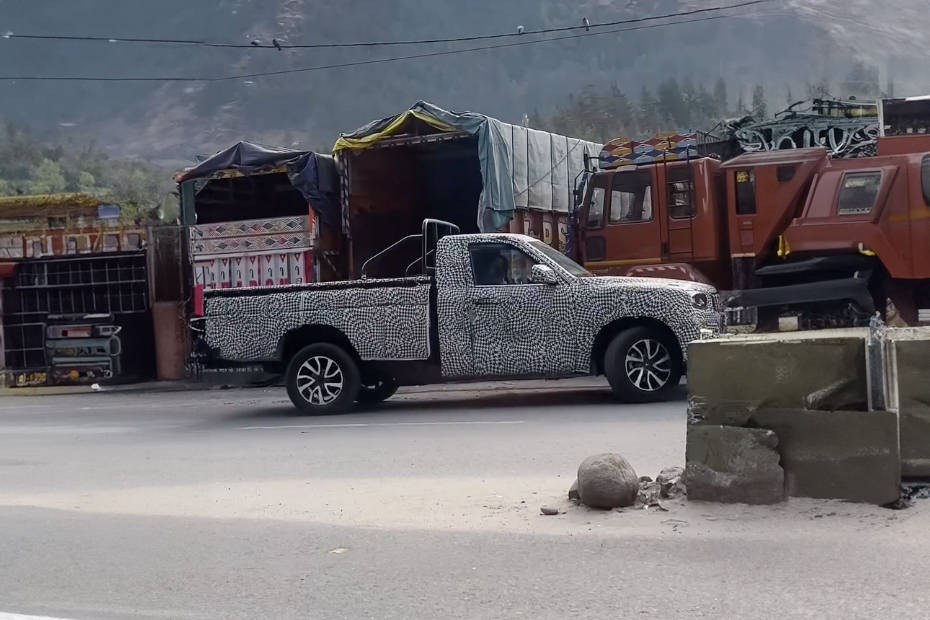 Mahindra Pick Up Truck Spied Testing In Manali