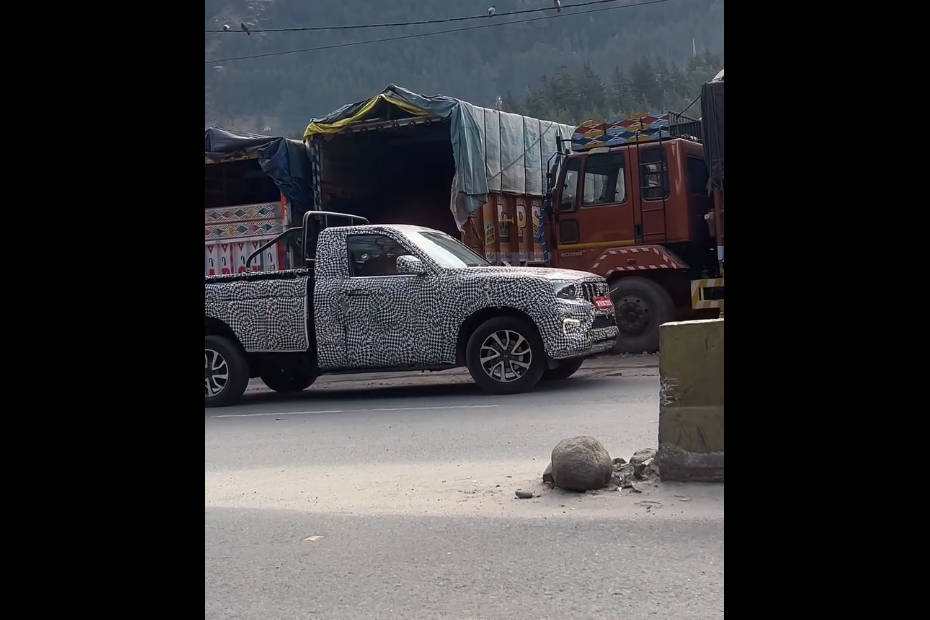 Mahindra Pick Up Truck Spied Testing In Manali