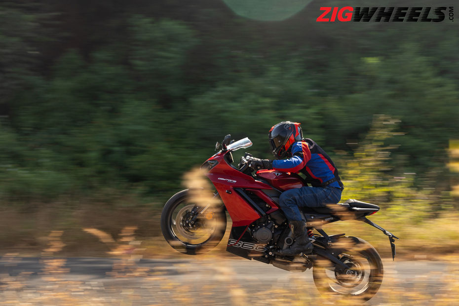 Triumph Daytona 660 Road Test Review visual