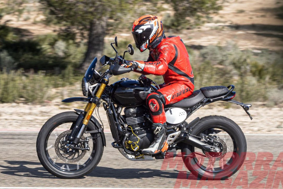 Triumph Scrambler 400X With Tubeless Spoke Wheels New Spy Shots Revealed: Triumph Scrambler 400X With Tubeless Spoke details