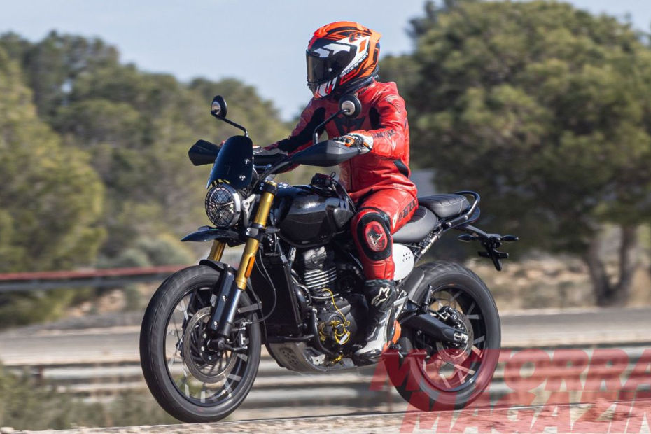 Triumph Scrambler 400X With Tubeless Spoke Wheels New Spy Shots Revealed: Triumph Scrambler 400X With Tubeless Spoke overview