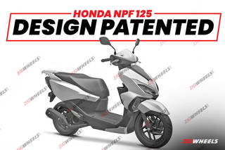 Honda NPF 125 Design Patent Filed In India