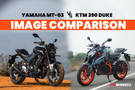 Yamaha MT-03 vs KTM 390 Duke: Image Comparison